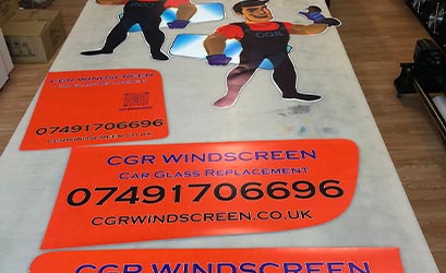 vehicle signage service, full car and van wrapping from shop signs London